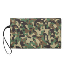 Woodland Camo Wristlet Purse