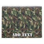 Woodland Camouflage Background calendars