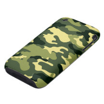 Woodland Camouflage iPhone 3 Tough Covers