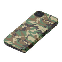 Woodland Camouflage iPhone 4 Case