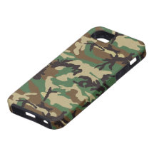 Woodland Camouflage iPhone 5 Cases