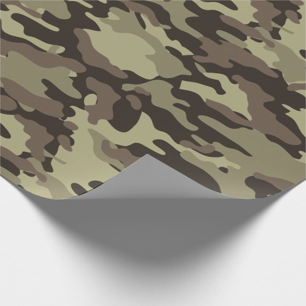 Woodland Camouflage Stylish Pattern Wrapping Paper 4/4