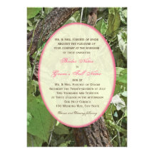 Woodland Country Wedding Card