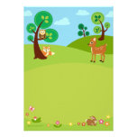 Woodland Creatures Baby Shower Invitations invitations