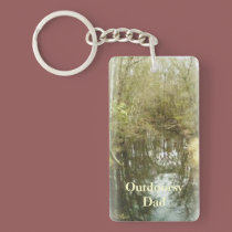 Woodland Creek Landscape Fathers Day key chains
