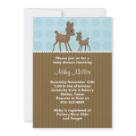 Woodland Deer Baby Shower Invitations