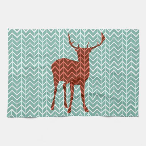Woodland Deer Kitchen Towel Zazzle