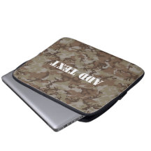 Woodland Desert MilitaryCamouflage Laptop Computer Sleeve
