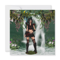 Woodland Elf Invitations
