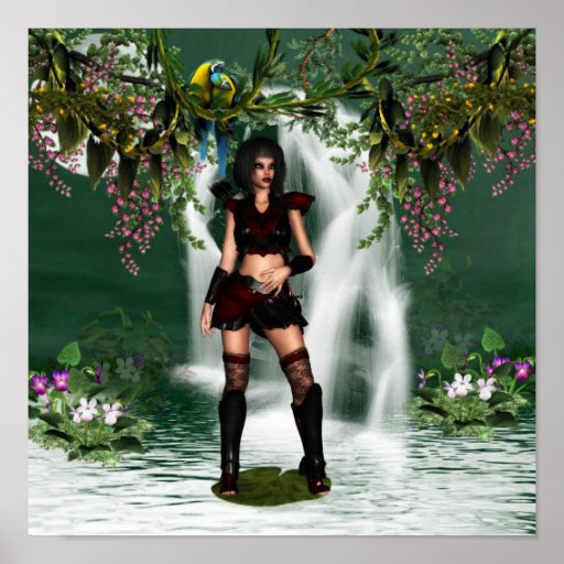 Woodland Elf Poster