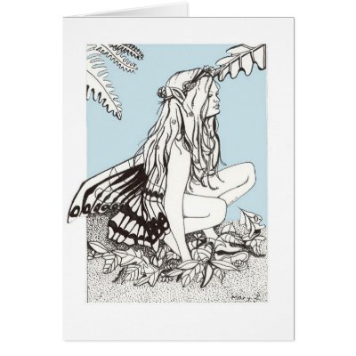 Woodland Fairy Card by plellski