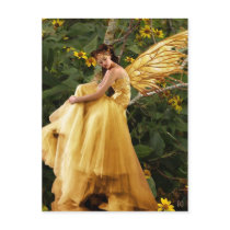 Woodland Fairy Postcard by hiddenrealms Woodland Fairy Postcard