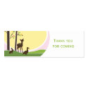 Woodland Favor Tag profilecard