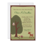 Woodland Forest Nature 5x7 Baby Shower Invitation
