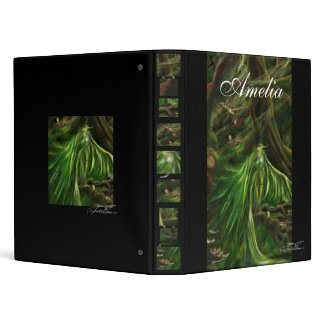 Woodland Green Personalisable Binder binder