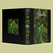 Woodland Green Personalisable Binder