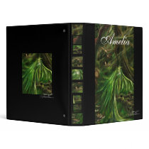 Woodland Green Personalisable Binder by Flynn_the_Cat Woodland Green Personalisable Binder