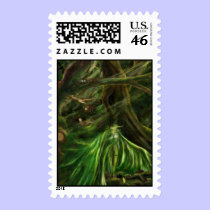 Woodland Green stamps