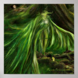 Woodland Green Spirit Poster