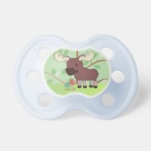 Woodland Moose Baby Pacifier