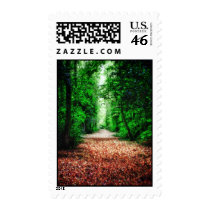 Woodland Path postage stamps