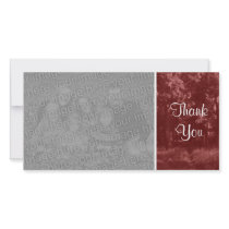 Woodland Path - Thank You - Ruby photo cards by artberry Woodland Path - Thank You - Ruby photo cards