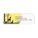 Woodland Return Address Label label