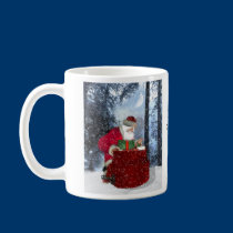 Woodland Santa Mug mugs