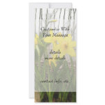 Woodland Scene - Daffodils Rack Card Template