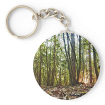 Woodland Sunset keychain
