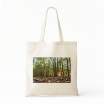 Woodland Sunset tote bag bags