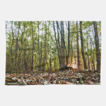 Woodland Sunset Tree kitchen Tea towel american mojo kitchen towels