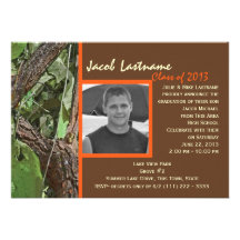 Woodland Tree Graduation Custom Announcements