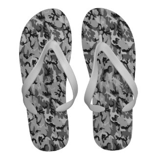 Woodland Urban Camouflage Background Sandals