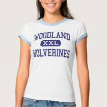 Woodland Wolverines Middle East Point t-shirts