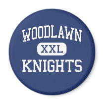 Woodlawn - Knights - High - Shreveport Louisiana magnets
