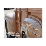 WOODn't you love to be here? postcards