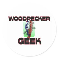 Woodpecker Geek stickers