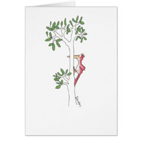 Woodpecker Greeting Card