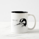 Woodpecker Tongue Anatomy Two-Tone Mug