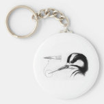 Woodpecker Tongue Anatomy Basic Keychain