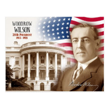 Woodrow Wilson - 28th President of the U.S. Postcards
