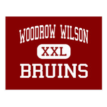 Woodrow Wilson - Bruins - High - Long Beach Post Cards