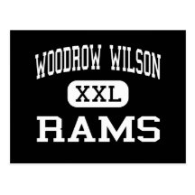 Woodrow Wilson - Rams - Senior - Levittown Post Card