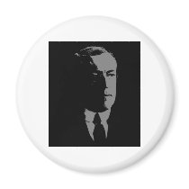 Woodrow Wilson silhouette magnets by llewsilverhand2 Woodrow Wilson silhouette magnets