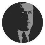 Woodrow Wilson silhouette stickers