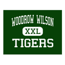 Woodrow Wilson - Tigers - High - Washington Postcards