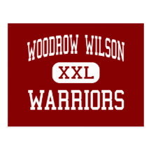 Woodrow Wilson - Warriors - Middle - Terre Haute Post Cards