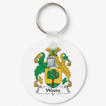 Woods Family Crest keychains