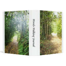 Woods Walking Journal Binder by farmer77 Woods Walking Journal Binder